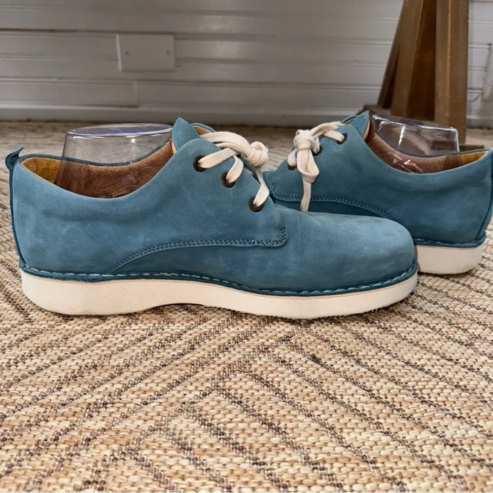 Samuel Hubbard Men’s 10M Hubbard Free Walking Shoe Sky Blue Leather 3121‎
